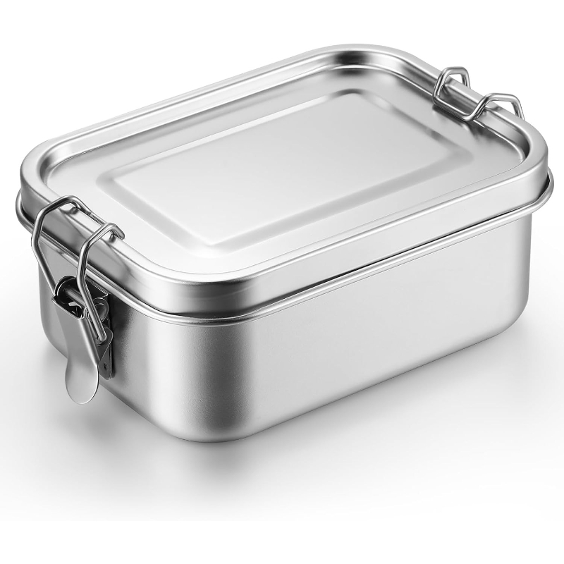 Meal Prep Dinners - ステンレス製食品保存容器 蓋付き ランチボックス 冷蔵庫オーガナイザー ホットポットプレップボックス アウトドアポータブルミールボックス