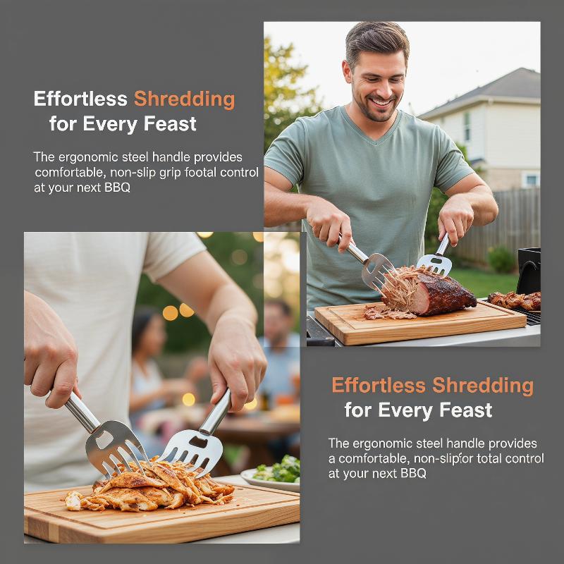 Meal Prep Cutting - キッチンハンドガード ステンレス製 指保護具 安全な野菜・果物カット用具 料理や食事の準備に