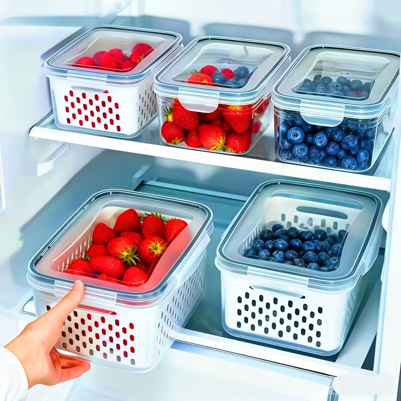 Meal Prep Dinners - 4個セット漏れ防止食品保存容器-気密性、積み重ね可能な食事準備ボックス-果物、野菜、肉、穀物に最適