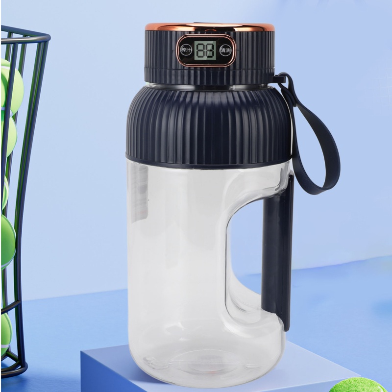 Meal Prep Gym - 150Wミニポータブルジューサーカップ 1200ml USB充電式 スムージー、シェイク、食事の準備、旅行、ジム、自宅、オフィス、アウトドアスポーツに最適