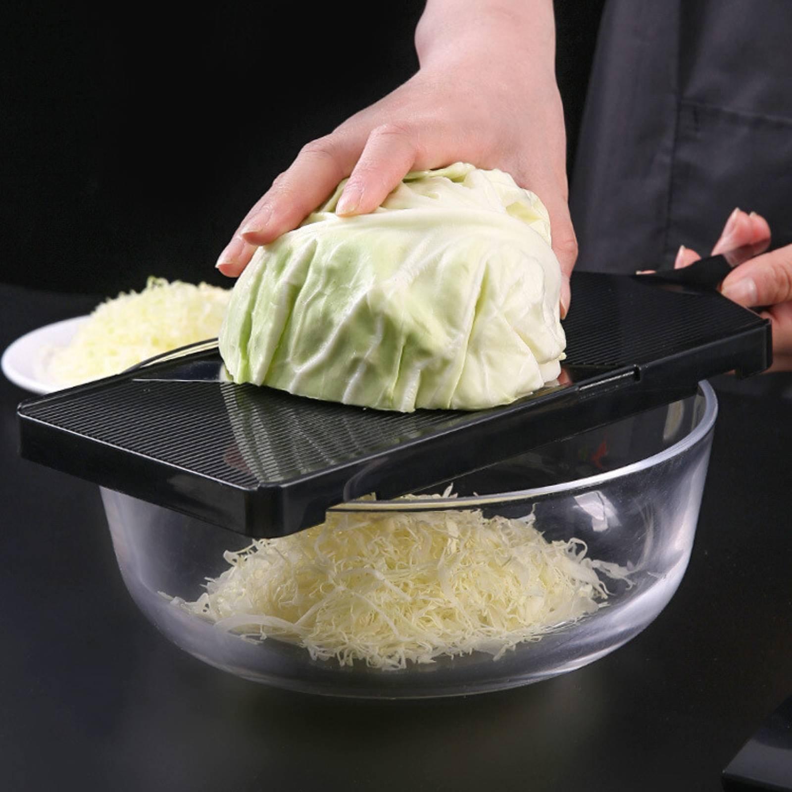 野菜シュレッダー キャベツスライサー ワイドボードガード付き - Mandoline Slicer Guard のレビューと価格