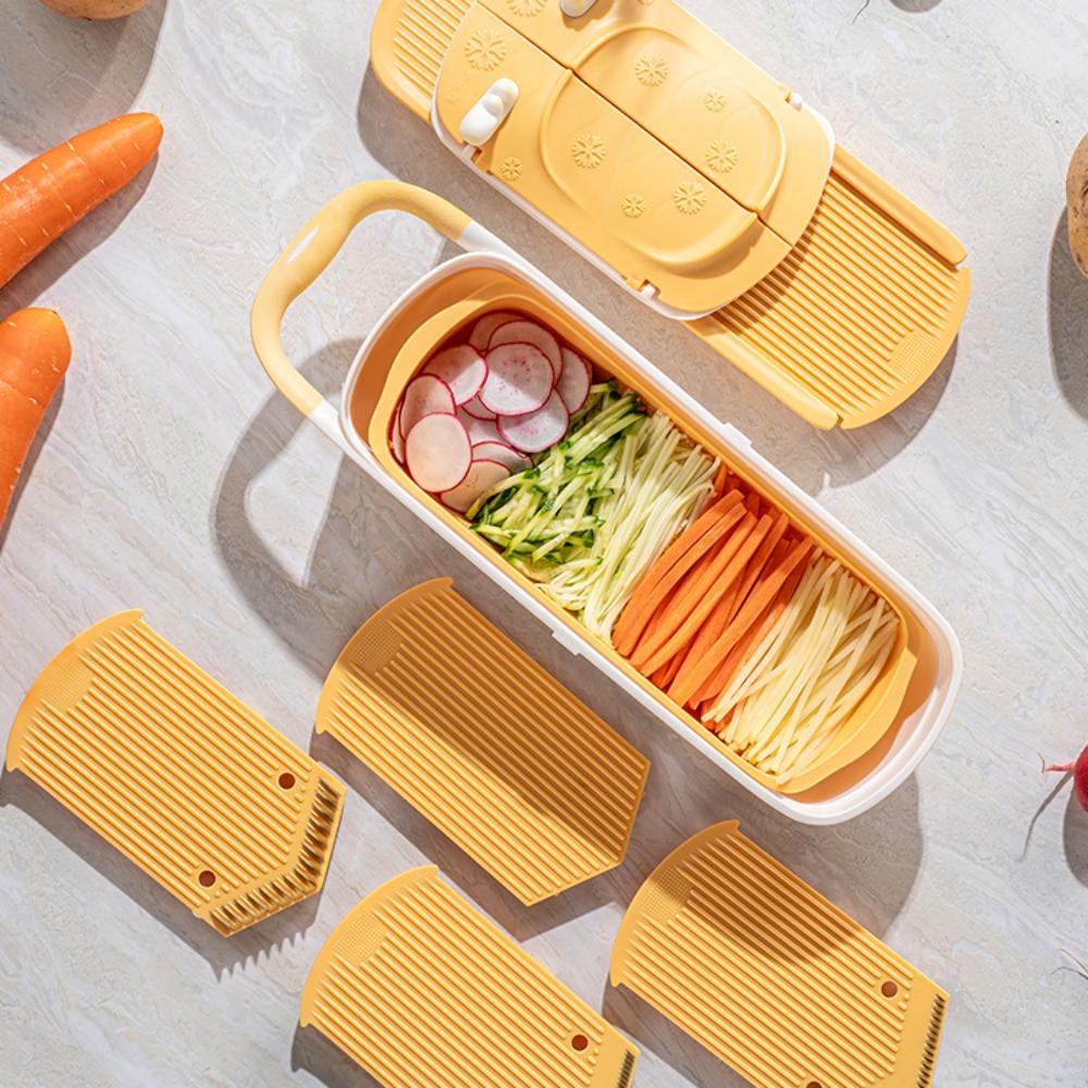 多機能マンドリンスライサー 玉ねぎ/じゃがいも用 6in1  - Mandoline Slicer Guard のレビューと価格