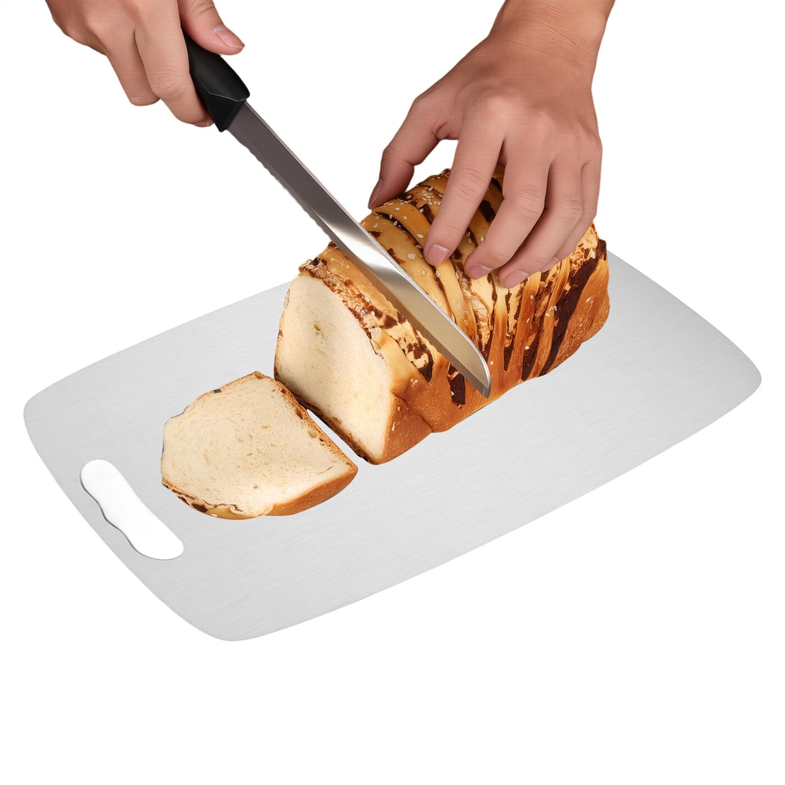 厚さ1.2mmのステンレス製まな板、両面ステンレス製カッティ - Meal Prep Cutting のレビューと価格