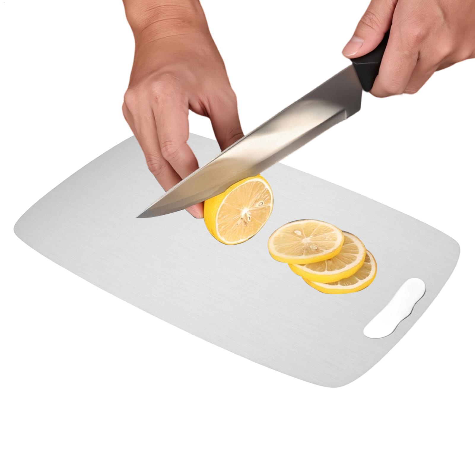 厚さ1.2mmのステンレス製まな板、両面ステンレス製カッティ - Meal Prep Cutting のレビューと価格