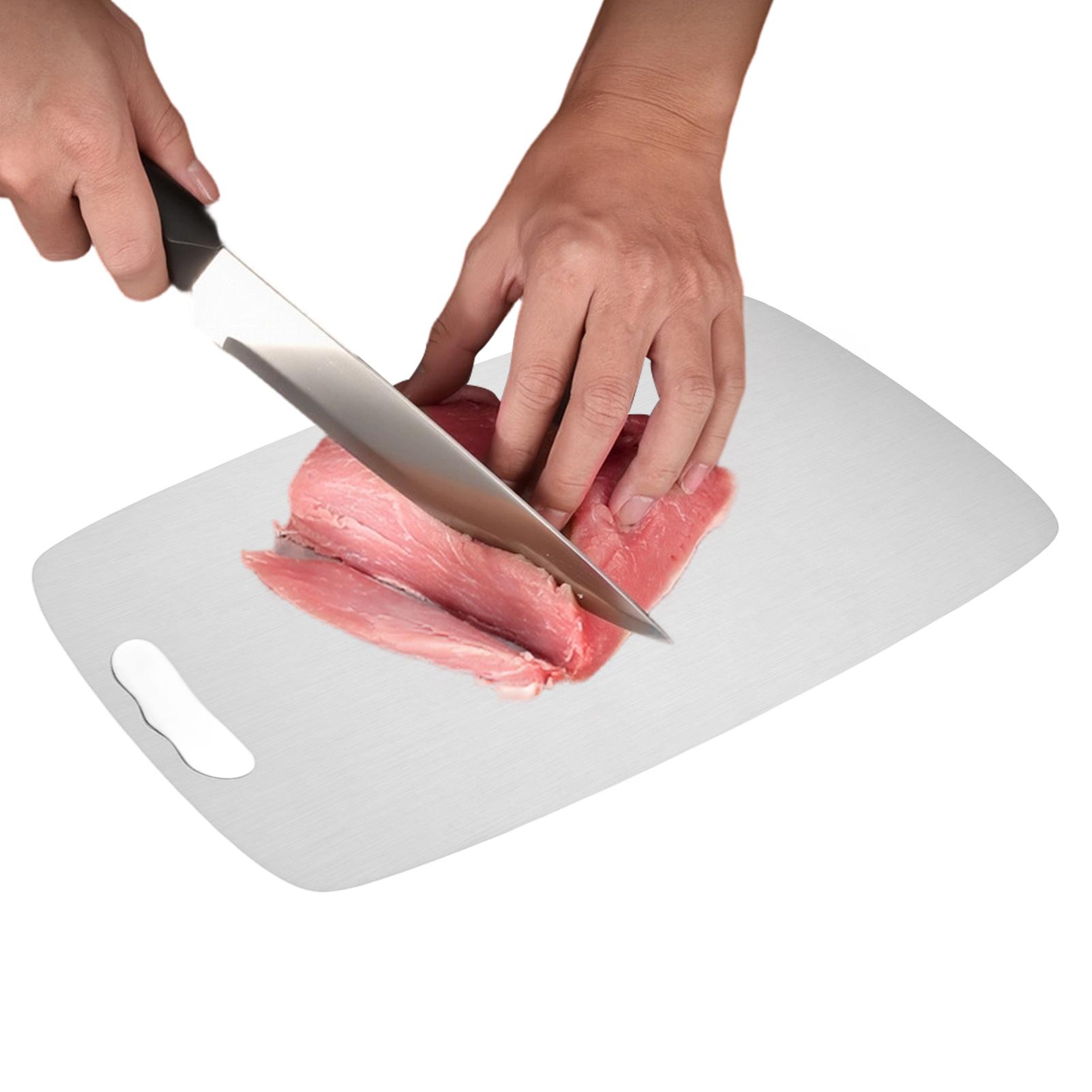 厚さ1.2mmのステンレス製まな板、両面ステンレス製カッティ - Meal Prep Cutting のレビューと価格