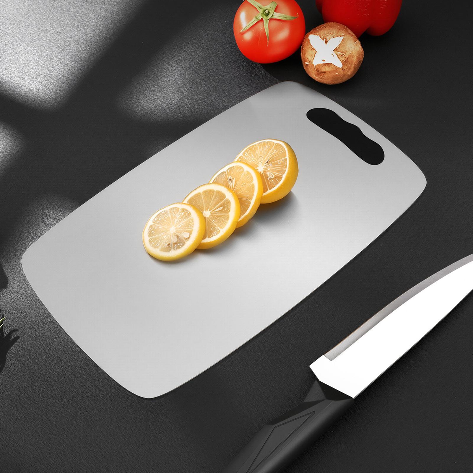 厚さ1.2mmのステンレス製まな板、両面ステンレス製カッティ - Meal Prep Cutting のレビューと価格