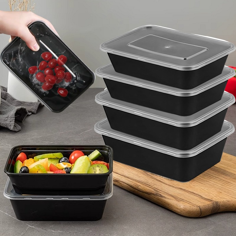 10/20x 食品保存容器 蓋付き 食事準備容器 使い捨て漏 - Meal Prep Dinners のレビューと価格