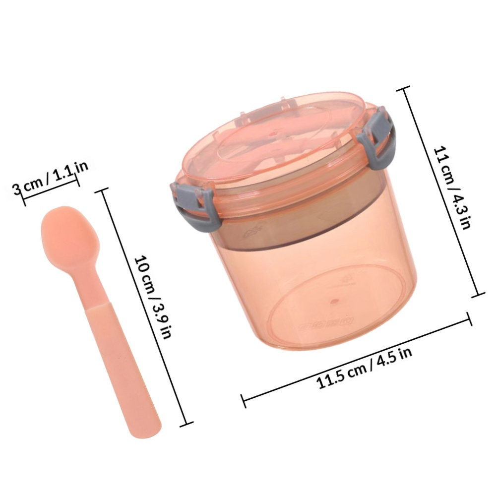 2個セット オーバーナイトオーツジャー プレミアム漏れ防止シ - Meal Prep Gym のレビューと価格