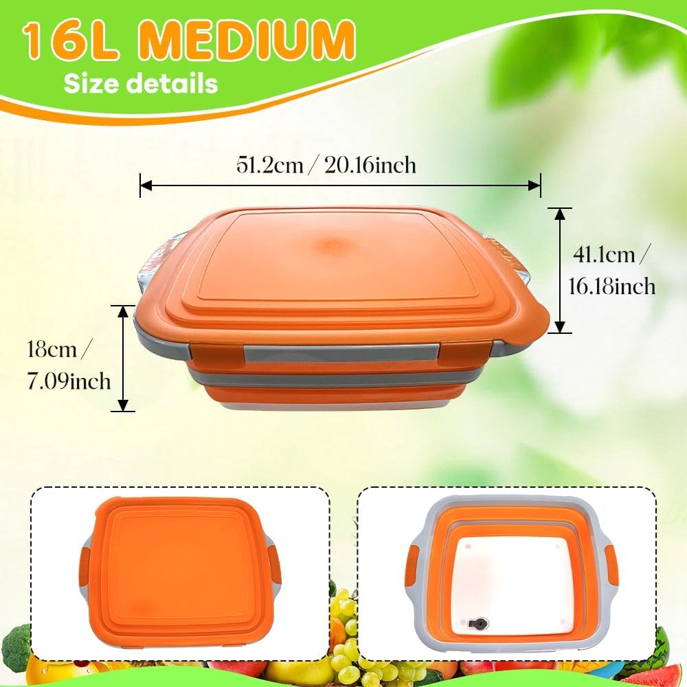 3 in 1 Mサイズ折りたたみ式BBQ下ごしらえ用タブ（蓋 - Meal Prep Cutting のレビューと価格