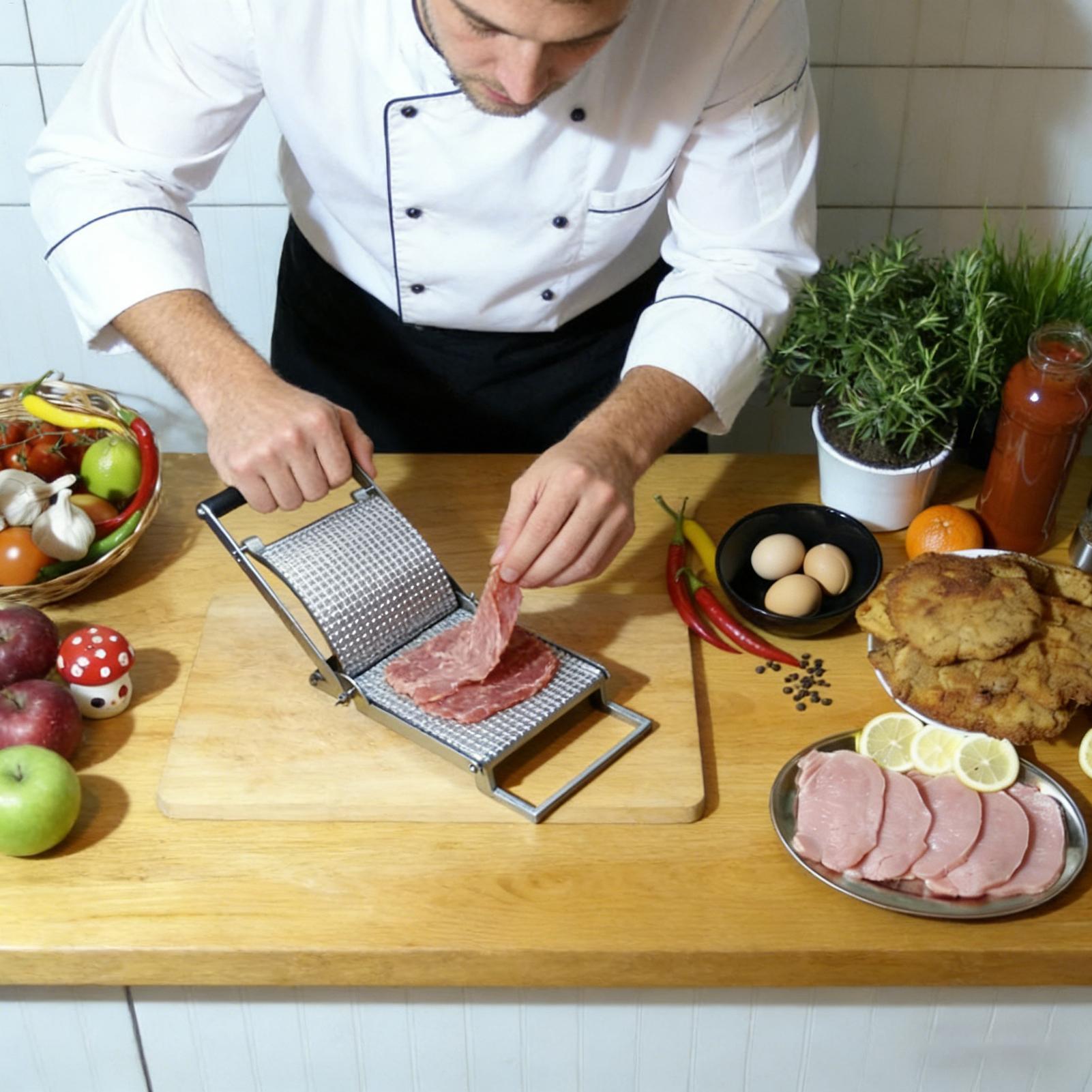 肉軟化剤 ステンレス製 手動 キッチンガジェット キッチン用 - Meal Prep Pork のレビューと価格