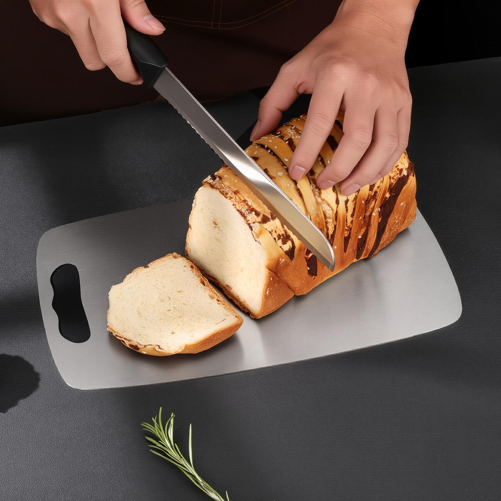 ステンレス鋼製まな板 両面キッチンツール 両面カッティングボ - Meal Prep Cutting のレビューと価格