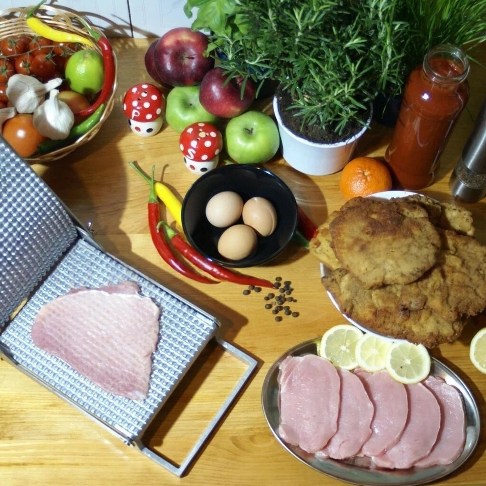 肉軟化剤 ステンレス製 手動 キッチンガジェット キッチン用 - Meal Prep Pork のレビューと価格