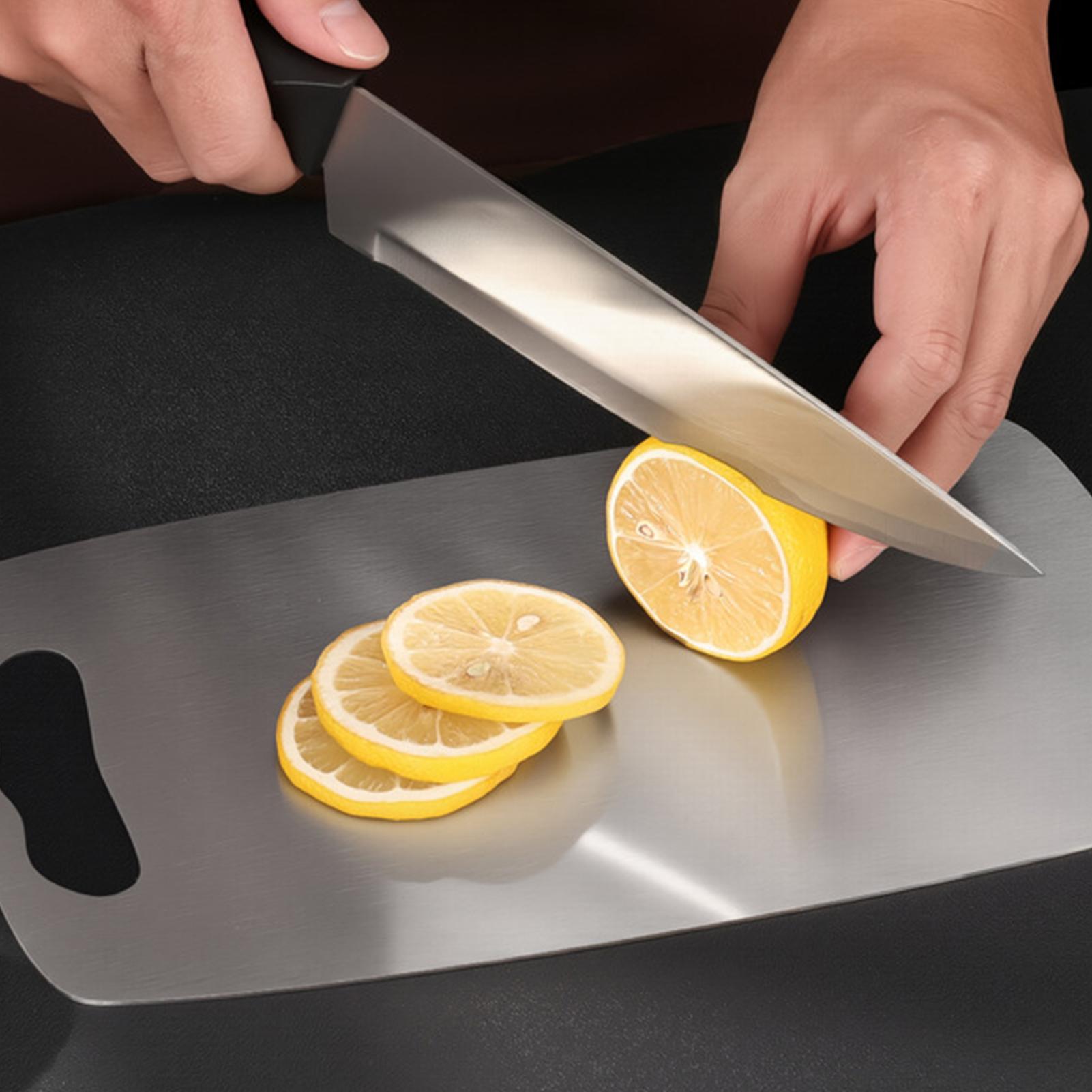 ステンレス鋼のまな板両面キッチンガジェット両面まな板食事の準 - Meal Prep Cutting のレビューと価格