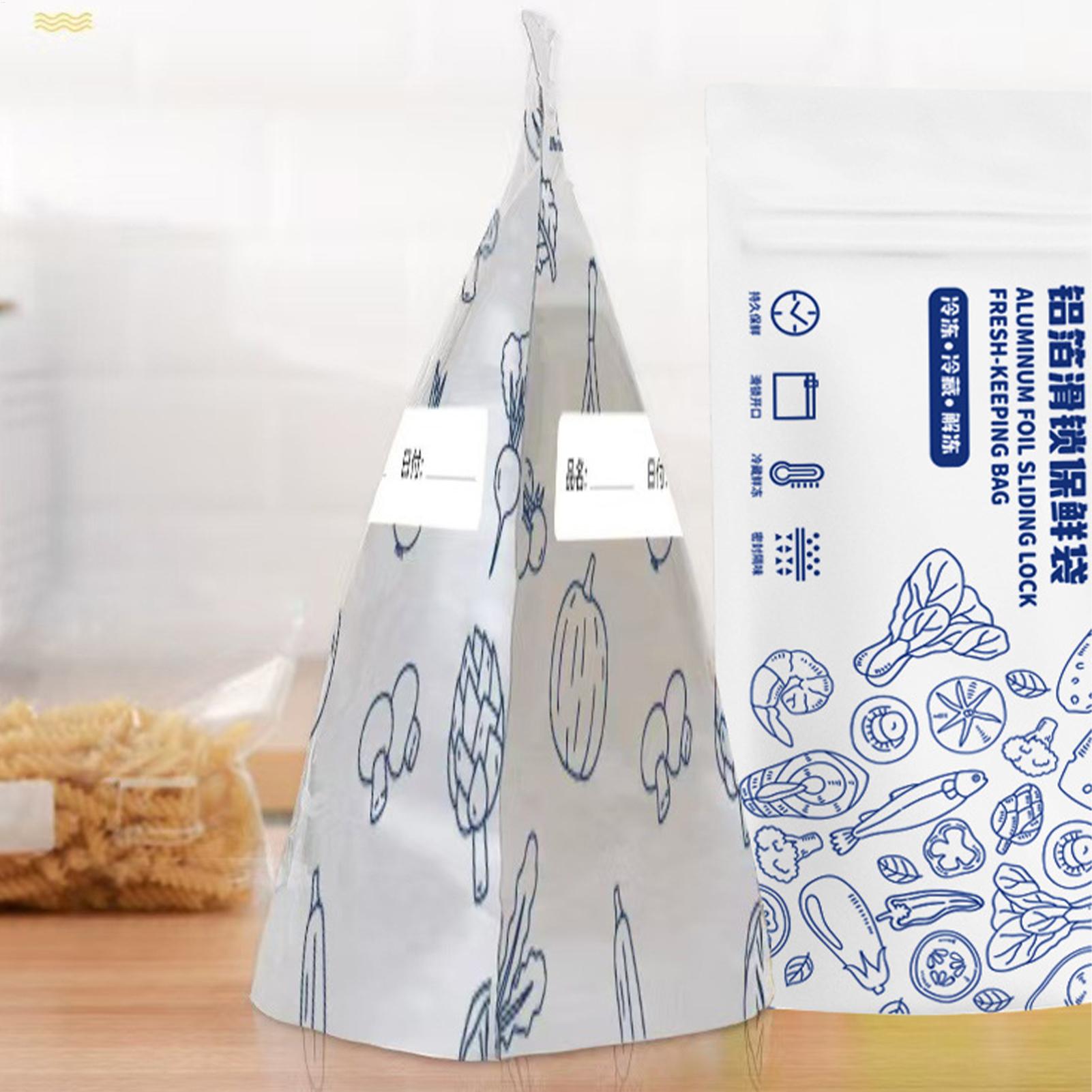 アルミホイル保存袋 真空スタンドアップ 再利用可能なアルミホ - Meal Prep Seafood のレビューと価格