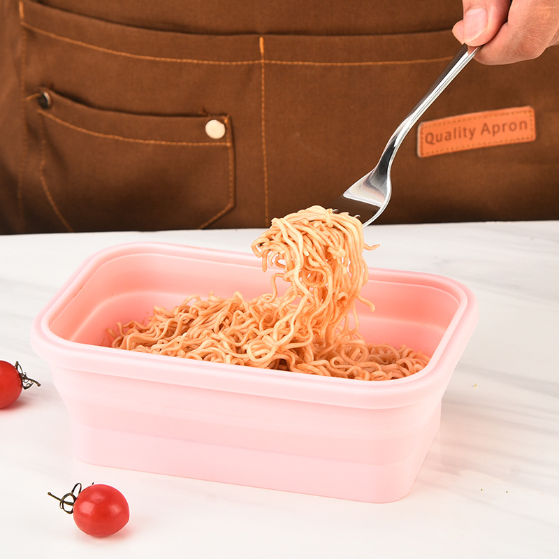 4 個折りたたみ式シリコンランチボックスポータブル食品保存容 - Meal Prep No Microwave のレビューと価格
