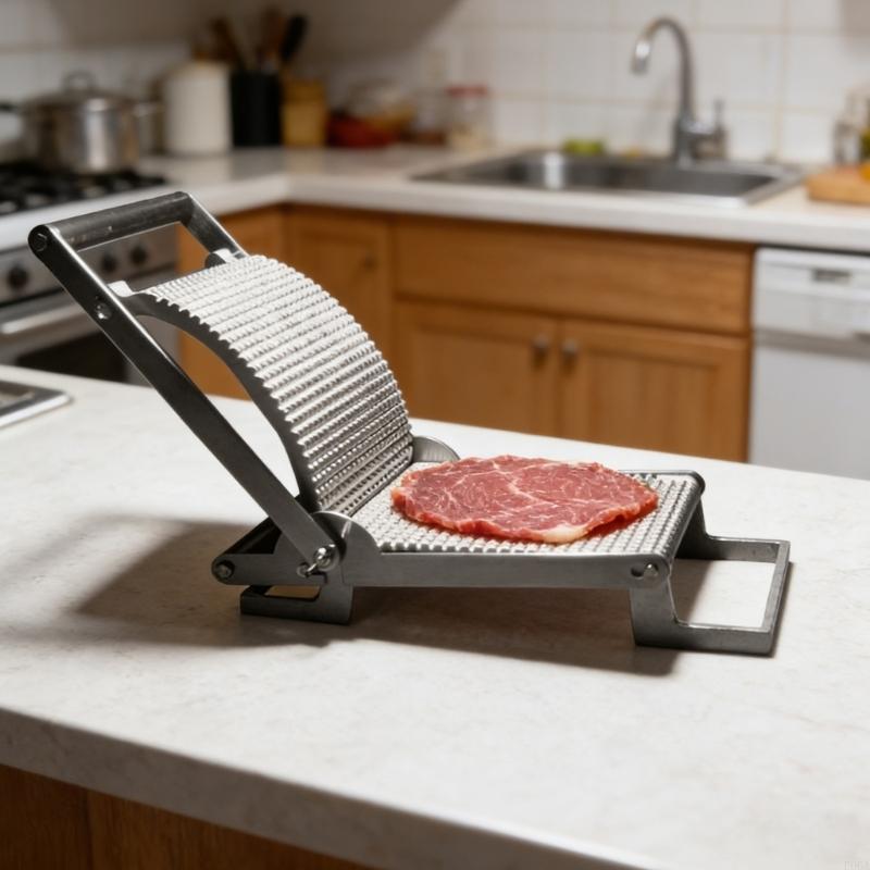ステンレス鋼手動肉軟化ハンマーツール、快適な滑り止めハンドル - Meal Prep Pork のレビューと価格
