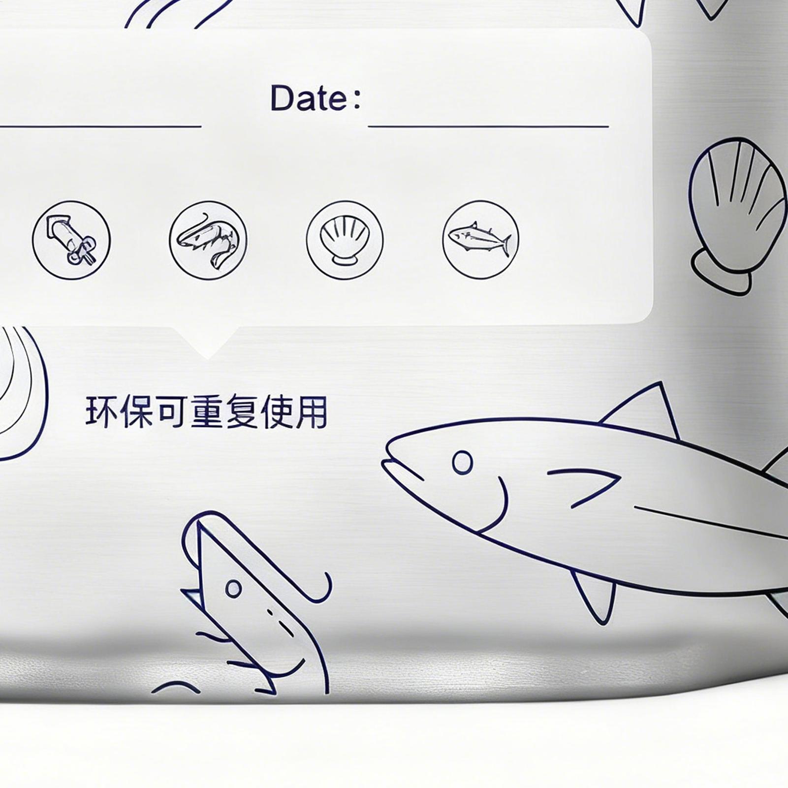 アルミ保存袋 30枚 ジップロック付き アルミホイル冷凍食品 - Meal Prep Seafood のレビューと価格