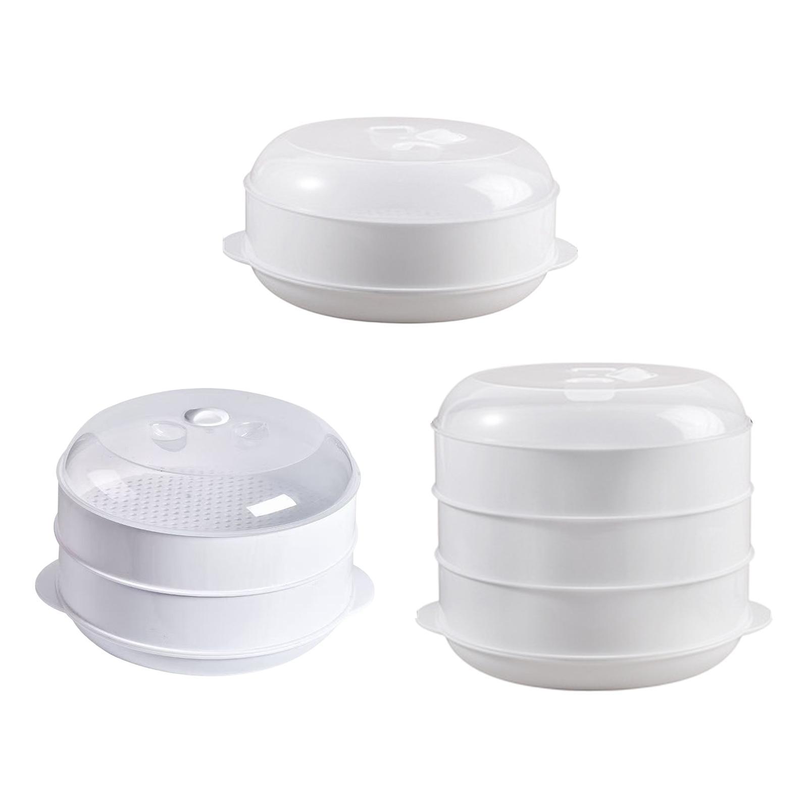 蒸し器、電子レンジ用野菜蒸し器、オイル不要のクイックミールプ - Meal Prep No Microwave のレビューと価格