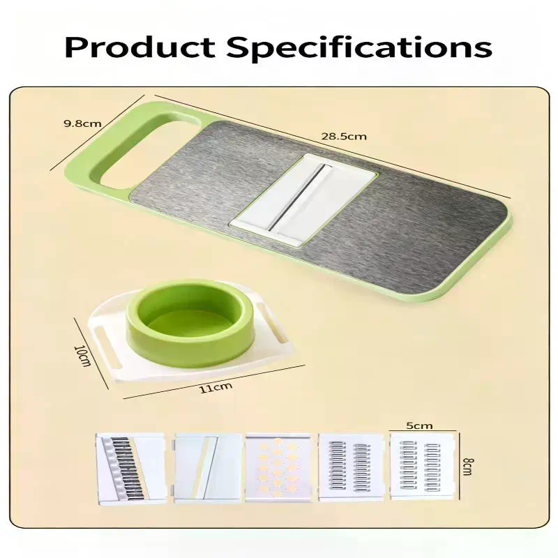 多機能野菜スライサー、刃がスライド式でハンドガード付き、安全 - Mandoline Slicer Guard のレビューと価格