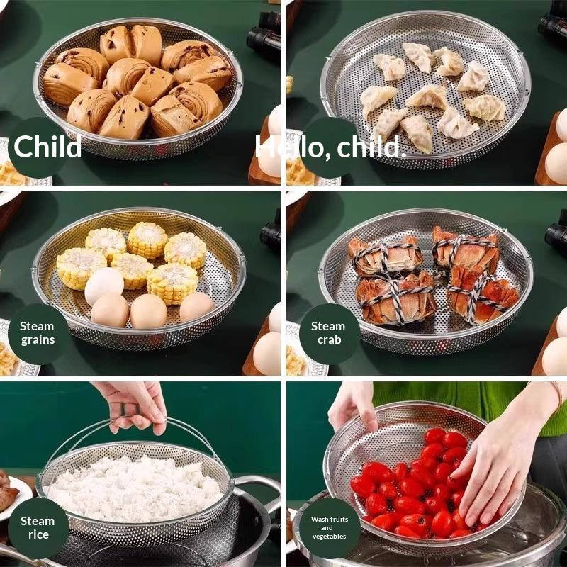 ステンレス製圧力鍋蒸し器、耐熱ハンドル付き、食事の準備、シー - Meal Prep Seafood のレビューと価格
